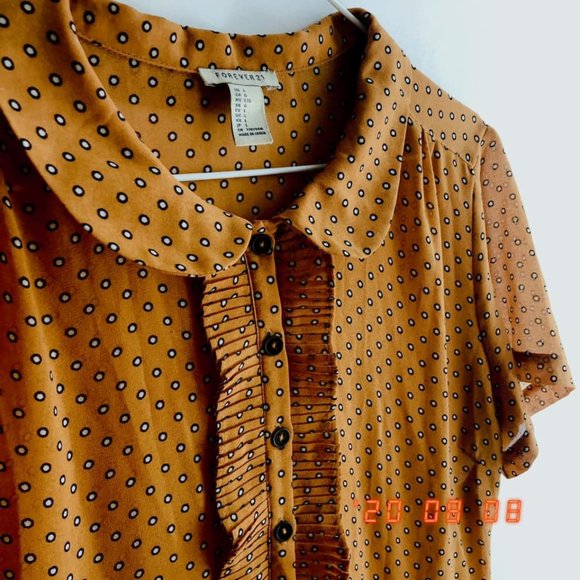Yellow polkadot dress - Picture 1 of 2